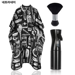 전문 방수 미용 가운 비브 종이 세트 나일론 미용실 의류 머리카락 차단 헤어 염색 도구