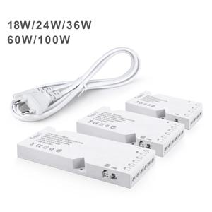 LED 조명 변압기 DC12V 2A 3A 5A 8A 전원 공급 장치 어댑터 듀퐁 포트 LED 스트립 드라이버 DIY 홈 캐비닛 옷장 선반 빛