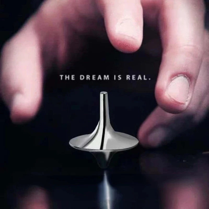 금속 자이로 뜨거운 영화 토템 실버 손 회전 탑 손가락 끝 작은 사이클론 자이로 스코프 Antistress Fidget 장난감 어린이 선물 용품