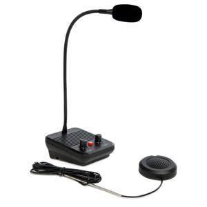 약국 철도역 티켓 사무실을 위한 높은 명확한 이중 방법 창 내부통신기 시스템 은행 카운터 인터폰 확성기