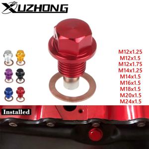 M12x1.5 M12x1.25 M14x1.5 M24x1.5 마그네틱 오일 드레인 플러그 오일 드레인 섬프 너트 알루미늄 기어 박스 오일 드레인 볼트 자동차 액세서리