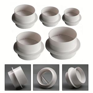 환기 파이프 원형 체크 밸브 공기 덕트 제어 배기 팬 파이프 액세서리 주방 배기 팬 호스 냄새 방지 밸브