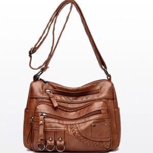 여성용 프리미엄 크로스바디 백, 타이드 숄더백, 엄마 가방, 2024 신상