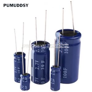 슈퍼 캐패시터 패럿 캐패시터, 2.7V, 2F, 3.3F, 4F, 4.7F, 5F, 6F, 7F, 8F, 10F, 15F, 20F, 25F, 30F, 60F, 2 개