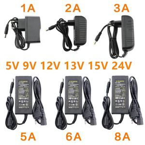 12V DC 범용 전원 공급 장치 12V 5V 6V 9V 10V 15V 24V 1A 2A 3A 5A 6A 8A 변압기 AC 220V ~ 12V AC 전원 어댑터 LED 드라이버