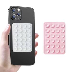 셀카 및 비디오용 실리콘 흡입 전화 케이스 마운트 미끄럼 방지 흡입 컵 전화 스탠드 혼합 색상 실리콘 전화 홀더