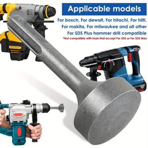 1 세트 접지로드 드라이버 85mm 헤비 듀티 스틸 드릴 비트 드라이버 내마모성 넓은 호환성 Rotar 용 접지로드 비트 소켓