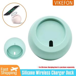 공 모양 자기 실리콘 충전 데스크 홀더 스탠드 Magsafe iPhone 16 15 14 Pro Macsafe 충전기 도킹 스테이션 액세서리
