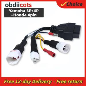 Yamaha 3pin and4pin 혼다 4pin 오토바이 케이블 3IN1 오토바이 진단 케이블 어댑터 obd2 진단 케이블 커넥터