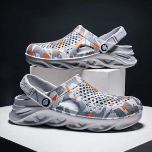 플랫 샌들 남성 신발 EVA 슬리퍼 정원 플랫폼 샌들 남자 여름 샌들 새로운 남성 운동화 야외 플립 플롭 홈 나막신