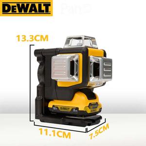 Dewalt DW089LG 3면 * 360도 수직 라인 레이저 레벨 미터 야외 12V 리튬 배터리 수평 녹색 빛 레벨