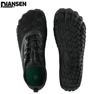 와이드 발가락 제로 맨발 신발 남성 미니멀리스트 워터 슈즈 걷기 용 통기성 암벽 등반 레슬링 트레일 러닝 스니커즈