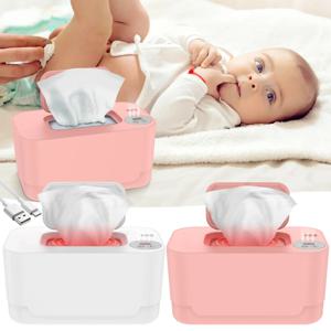 LED 디스플레이와 아기 젖은 닦아 히터 따뜻한 젖은 수건 디스펜서 휴대용 USB 아기 닦아 따뜻한 냅킨 난방 상자 홈/자동차