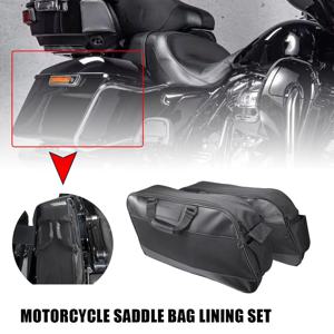 할리 투어링 킹 일렉트라 스트리트 글라이드 울트라 투어 FLTR FLHX 93-23 용 오토바이 안장 가방 수하물 랙 라이너 안장 가방