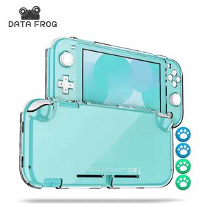 데이터 프로그 스위치 라이트 게임 콘솔 풀 커버 크리스탈 케이스 미끄럼 방지 보호 NS 액세서리