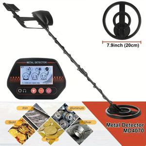 MD4070 지하 금속 탐지기 고감도 보석 보물 금 방수 금속 감지 동전 파인더 GP 포인터