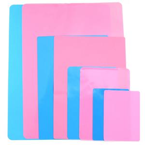 핑크 블루 송진 실리콘 테이블 매트, DIY 쥬얼리 제작 용품, 방수 플레이스매트, 조리대 보호대, 1PC