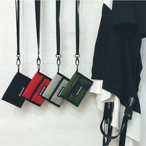 남성용 새로운 트렌드 스포츠 지갑 학생 캐주얼 카드 홀더 동전 지갑 여성용 보관함 스퀘어 백 2024