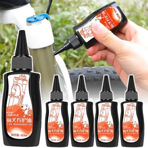 60ML 산악 자전거 프론트 포크 충격 흡수기 오일 프론트 리어 충격 그리스 도로 자전거 포크 플라이휠 체인 사이클링 액세서리
