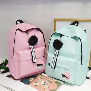 프린트 나뭇잎 배낭 대용량 배낭 지퍼, 휴대용 배낭, 여성용 숄더백, 심플한 학생 책가방