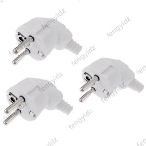 3PCS 4.8mm EU Schuko 플러그 남성 교체 콘센트 Rewireable 250V 16A IP44 커넥터 전원 연장 케이블 용 Electeic 소켓