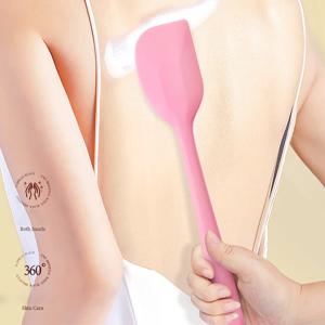 다기능 로션 선스크린 연고 애플리케이터 롱 핸들 바디 클리너 샤워 브러시 선스크린 백 애플리케이터