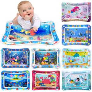풍선 배 시간 아기 놀이 매트 유아 물 쿠션 조기 교육 유아 감각 개발을위한 대화 형 아기 장난감
