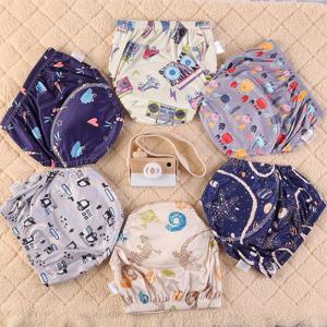 아기 면화 훈련 바지 팬티 방수 천 기저귀 재사용 가능한 Toolder 기저귀 기저귀 아기 속옷