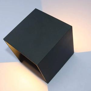 LED 벽 램프 7W 차가운 백색 따뜻한 백색 방수 야외 실내 현대 노르딕 사각 벽 조명 (실내 정원 복도용)