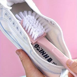 막다른 골목 없는 5 면 신발 브러시, 다기능 양면 원형, 360 도 오염 제거, 만능 가정용