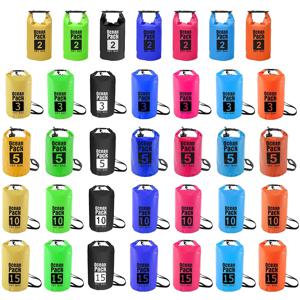 야외 방수 수영 드라이 색 가방, 카약 래프팅 보트 강, 야외 캠핑 하이킹 용품, 1 개