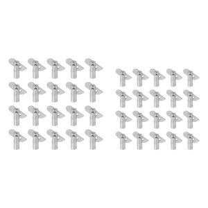 핸드 프레임 잠금 핀 비계 부품 연결 핀 액세서리, 야외 소형 선반 비계 연결 로드 핀, 20x 부품