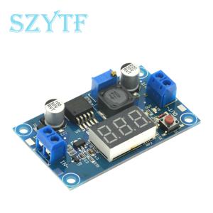 LM2596 DC DC 스텝 다운 컨버터 전압 레귤레이터 LED 디스플레이 전압계 4.0~40 ~ 1.25-37V 벅 어댑터 가변 전원 공급 장치