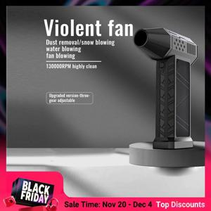 3개의 기어 조절이 가능한 미니 터보 제트 팬 전기 공기 먼지떨이 130000 RPM 풍속 52m/s 자동차 컴퓨터 청소 송풍기 도구
