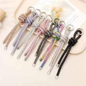 가벼운 럭셔리 하이 엔드 DIY 라인 석 체인 자동차 키 체인 펜던트 ccd 카메라 펜던트 액세서리 휴대 전화 펜던트