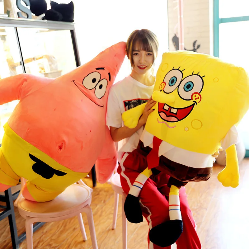 35cm 스폰지 밥 플러시 Squarepants 패트릭 유진 H. Krabs 게리 플러시 인형 카와이 키즈 만화 애니메이션 주변 장치 장난감 크리스마스 선물