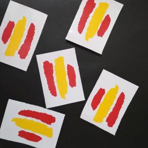 1 세트 다목적 크리 에이 티브 스페인 비닐 데칼 스티커 자동차 오토바이 냉장고 장식 액세서리