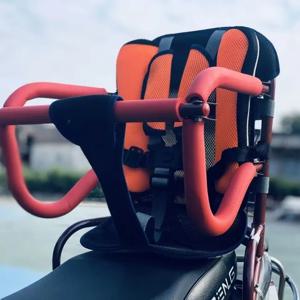 전기 오토바이 어린이 안전 시트, 접이식 오토바이 안전 시트, 뒷좌석 세트가 있는 일반 가드레일