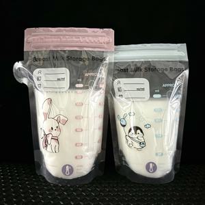 40팩 150ml BPA 프리 모유 저장팩 안전한 모유 및 이유식 냉동팩 간편한 수유용