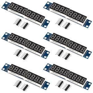 8자리 7 세그먼트 MAX7219 디지털 세그먼트 모듈, Raspberry Pi ESP용 MCU/51/AVR/STM32용 7 섹션 8 비트 LED 디스플레이 튜브
