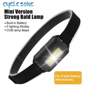 휴대용 COB 미니 헤드램프, 3 가지 조명 모드, 캠핑 헤드 손전등, 야외 비상 램프, 야간 작업 낚시 랜턴