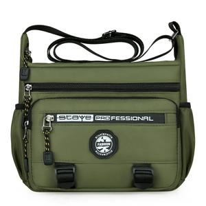 대용량 남성 캐주얼 숄더백 방수 내마모성 비즈니스 다용도 크로스백