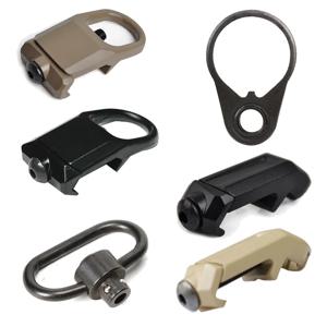 GBB 빠른 분리 릴리스 QD 슬링 회전 범위 장착 링 .223 AR15 사냥 액세서리는 20mm 레일 무기 QD 어댑터에 적합