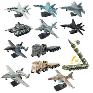 DIY F14 톰캣 J-35 DF-41 대륙간 미사일 차량 전투기 T90 주요 탱크 빌딩 블록 군사 모델 장난감 선물용