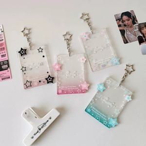 인스타그램 스타일 한국 유행 K 팝 스타 사진 카드홀더, 아이돌 팬 Goo 카드 정리함 보호대, 3 인치 폴라로이드 디스플레이 행거