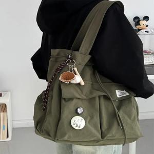 여행 통근 여성용 경량 백팩 듀얼 숄더백 트렌디 브랜드 대학생 등산용 심플 싱글 숄더백