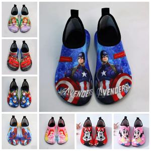 여름 아기 소년 소녀 해변 넘어 가고 신발 만화 미니 스파이더 맨 복수 자 자동차 미끄럼 방지 운동화 어린이 키즈 양말 수영 샌들