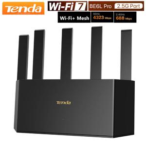 Tenda 라우터 BE6L 듀얼 코어 Wifi7 BE5100 5011Mbps 2.5G 이더넷 포트 듀얼 주파수 2.4/5GHz 5 독립 신호 증폭기 메쉬