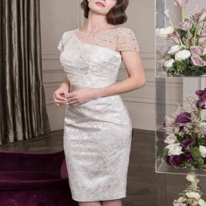 맞춤 제작된 연분홍색 비즈 장식 드레스, 신부 어머니 드레스, 웨딩드레스, 신부 어머니 정장, 예복