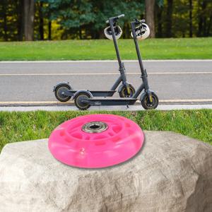 깜박이는 빛에 대 한 1PC 플래시 휠 음소거 휠 자동차 장난감 휠 어린이 스쿠터 휠 깜박이 조명 휠 액세서리